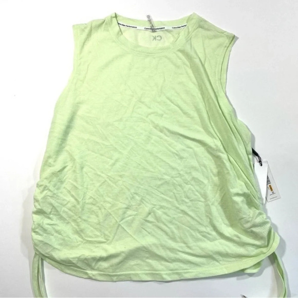 Calvin Klein Performance Tops - CK Calvin Klein Performance Ruched Tank Top Green Size 3X